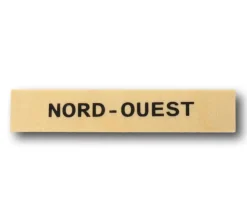 Plaque en bois points cardinaux 10 cm