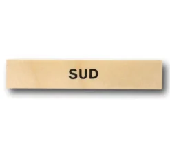 Plaque en bois points cardinaux 10 cm