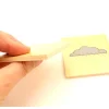 Plaquette nuage gris en bois 7 cm