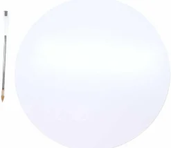 Plateau de jeux ROND blanc brilllant 24 cm de diamètre