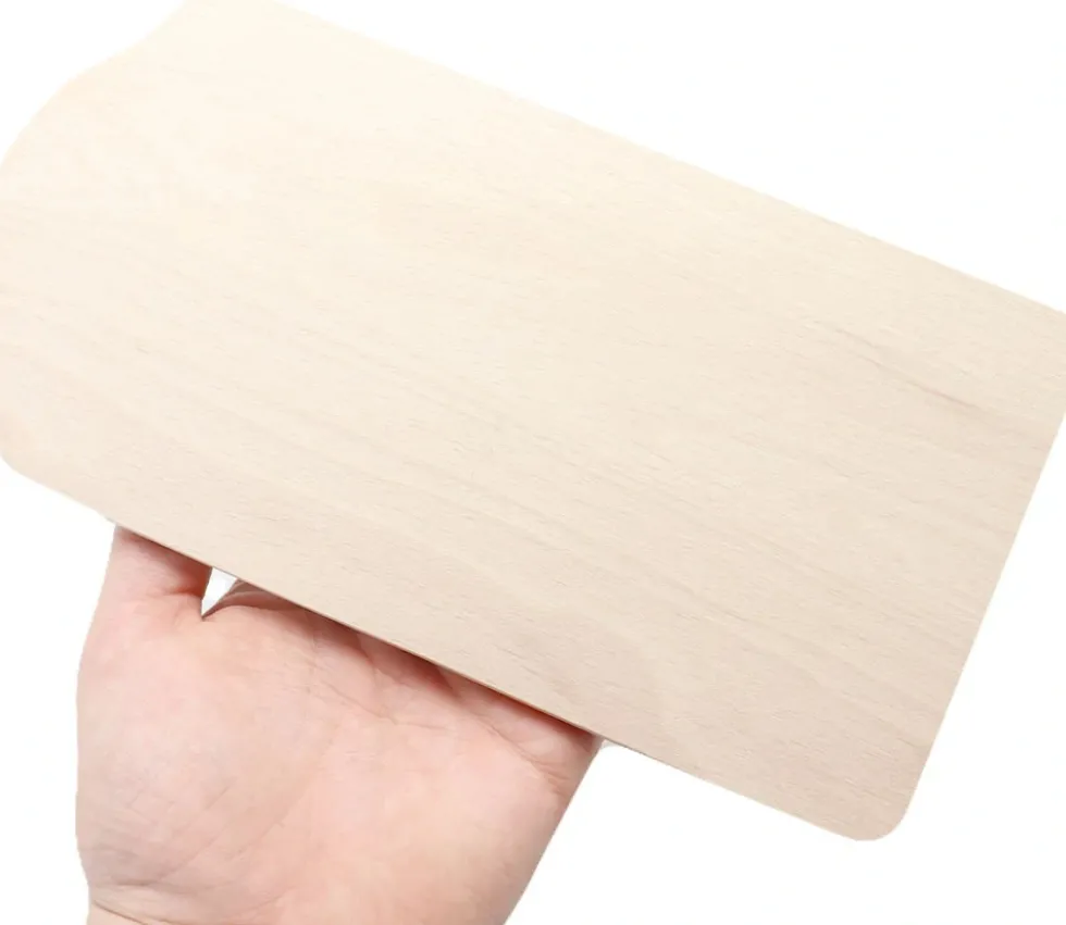 Plateau en bois naturel à personnaliser - 21 cm