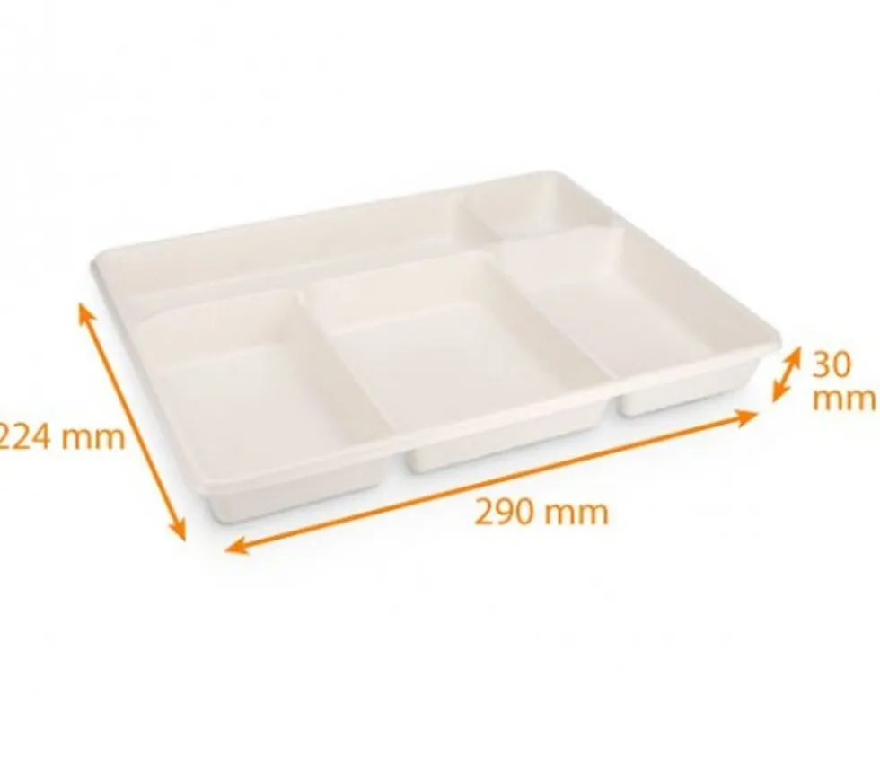 4 Plateaux de tri 5 compartiments (compatible R2N)