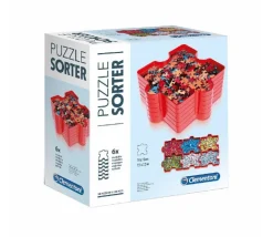 6 Plateaux trieurs puzzle CLEMENTONI