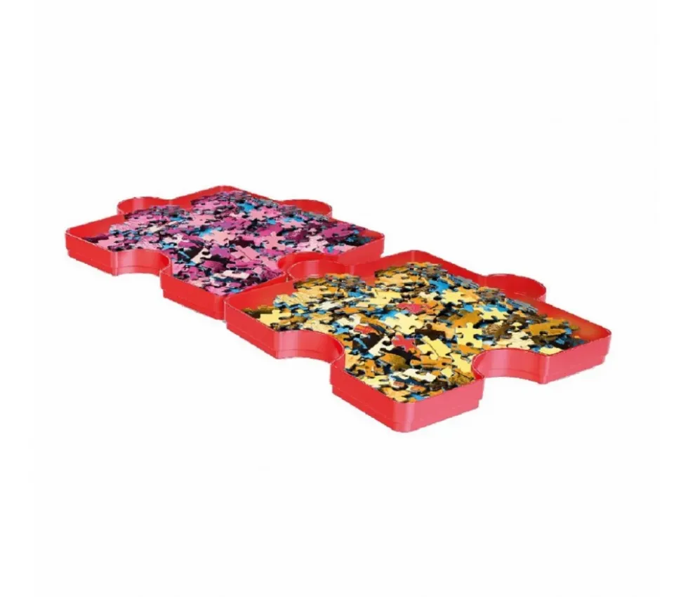 6 Plateaux trieurs puzzle CLEMENTONI