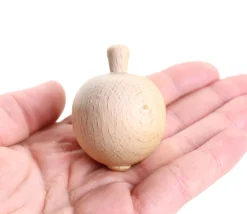 Pomme en bois fruit de 3.5 cm