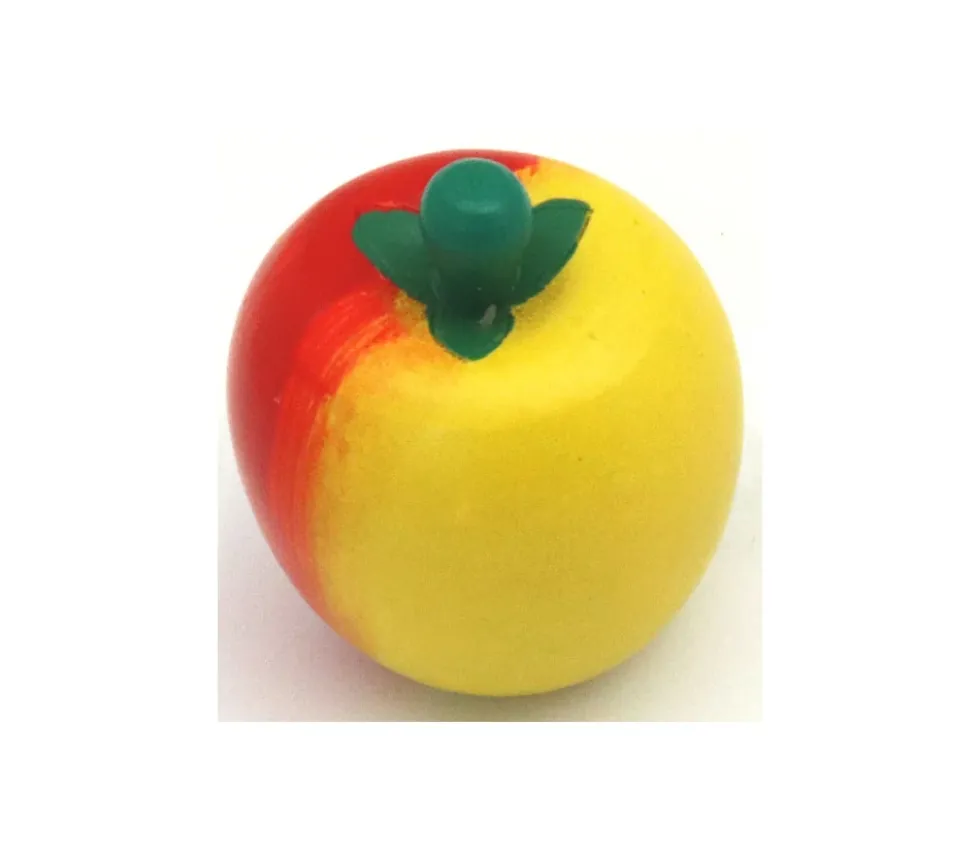 Pomme en bois 4 x 3.5 cm - jouet fruit