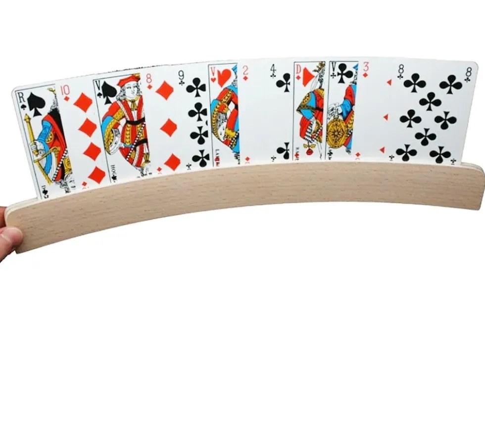 4 porte-cartes et 2 jeux de 54 cartes