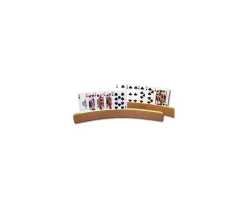 Porte-cartes à jouer arrondi en bois de 50 cm