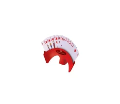 Porte-cartes à jouer rouge piatnik