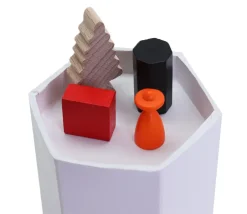 Pot à crayons hexagonal 10 cm