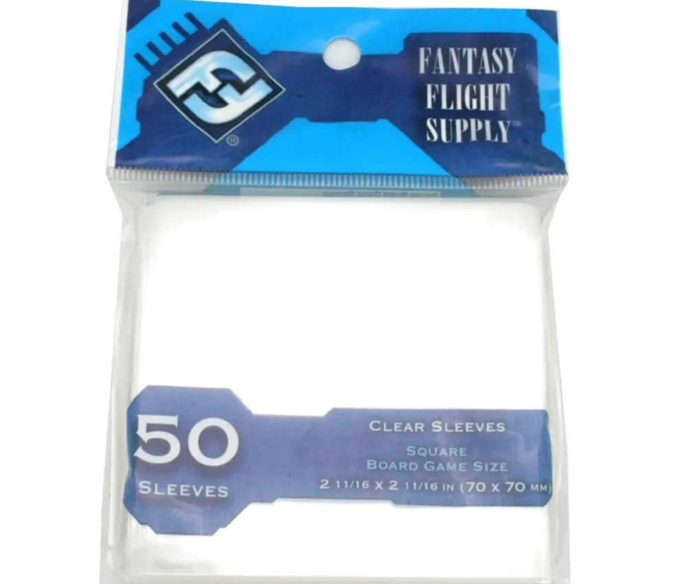 50 protèges cartes Carré 70 x 70 mm pochette sleeves square