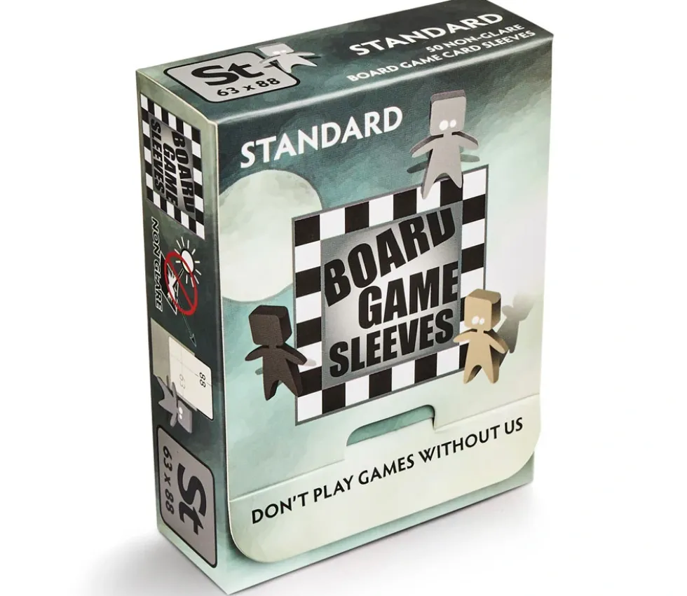 50 protèges cartes 63x88 mm antireflet sleeves Tinmen pour jeu - standard