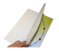 PR1 Plateau de jeux petit format 298 x 210 mm blanc pliable
