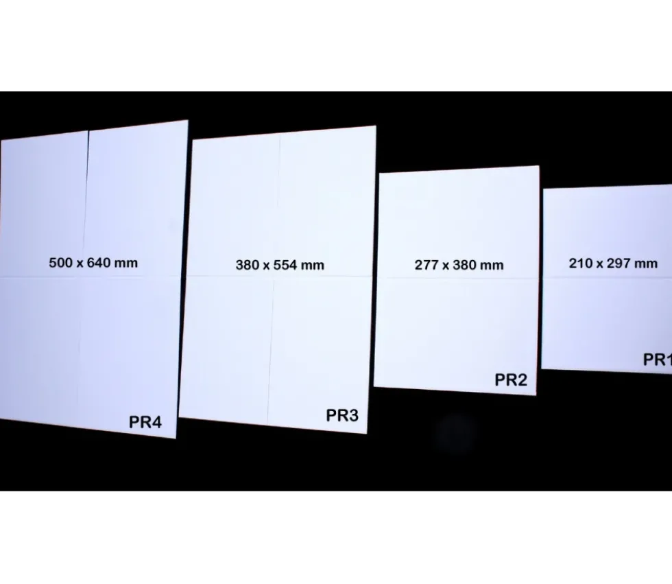 PR3 Plateau de jeux 554 x 380 mm grand format pliable en 4 rectangle