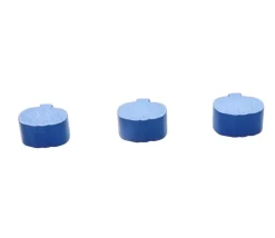 Prune ou cassis fruit en bois bleu de 16x18x8 mm