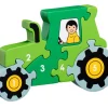 Puzzle bois tracteur 1 à 5 - commerce équitable