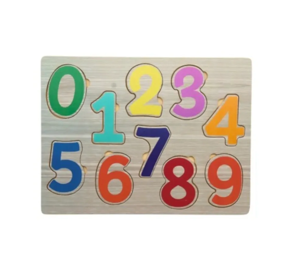 Puzzle des chiffres en bois - 30 x 21 cm