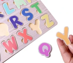 Puzzle des lettres en bois - 30 x 21 cm