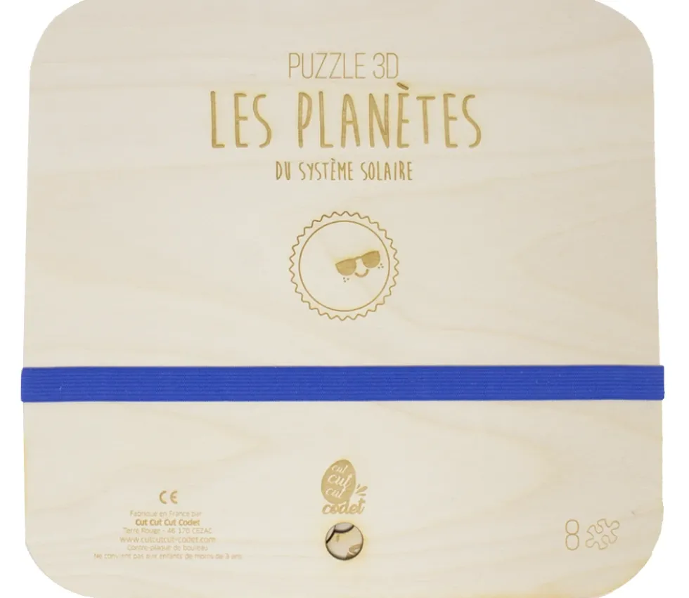 Puzzle éducatif en bois - Le système solaire