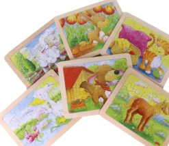 Puzzle en bois Animaux 24 pièces