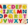 Puzzle en bois à encastrer alphabet dans cadre 30 x 21 cm