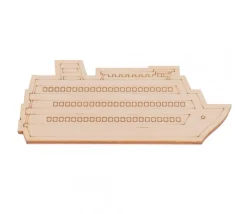 Puzzle en bois naturel véhicules 8 pièces