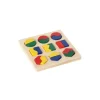 Puzzle formes géométriques à assembler bois