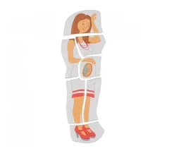 Puzzle J'attends un bébé en bois - grossesse : 9 mois dans le ventre