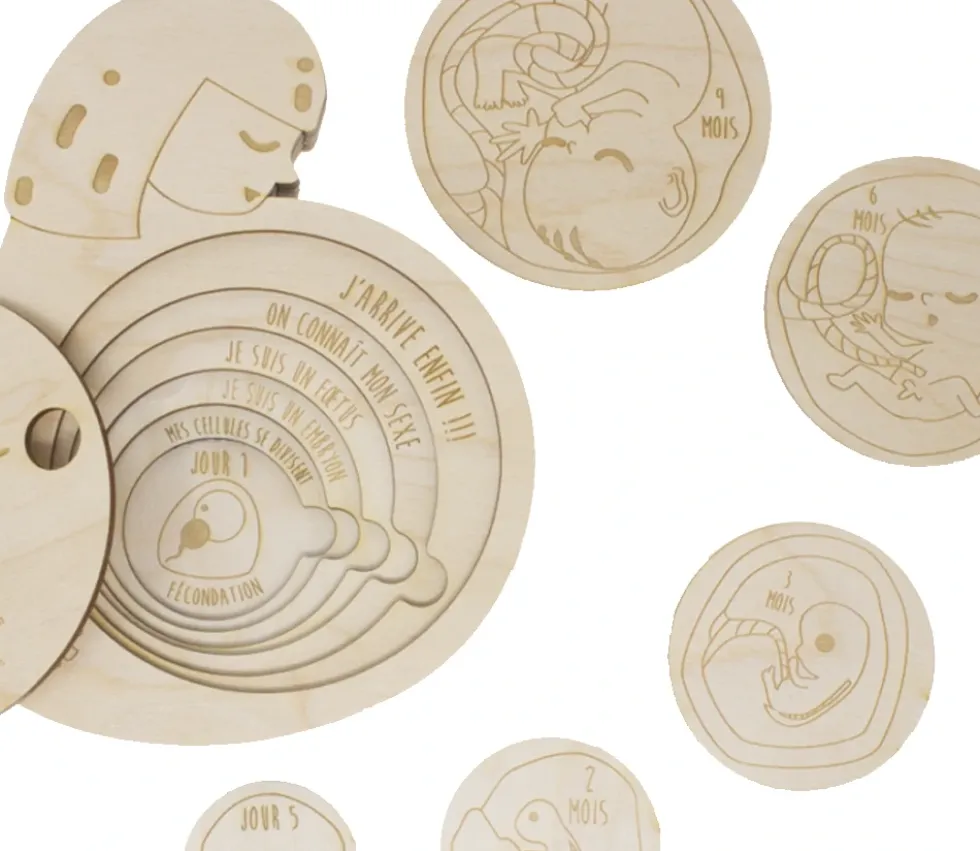 Puzzle La grossesse - 9 mois dans le ventre
