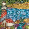 Puzzle paysage de mer design 12.5 cm - 72 pièces Curiosi