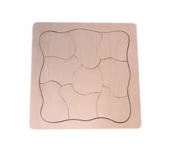 Puzzle 9 pièces en bois à personnaliser