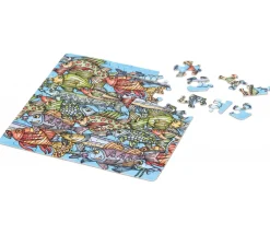 Puzzle Poissons 12.5 cm - 72 pièces Curiosi