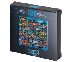 Puzzle Poissons 12.5 cm - 72 pièces Curiosi
