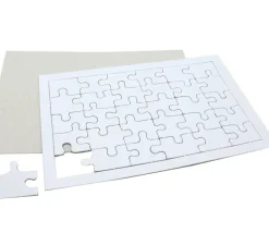 10 Puzzles carton blanc 30 pièces à personnaliser 20 x 13 cm