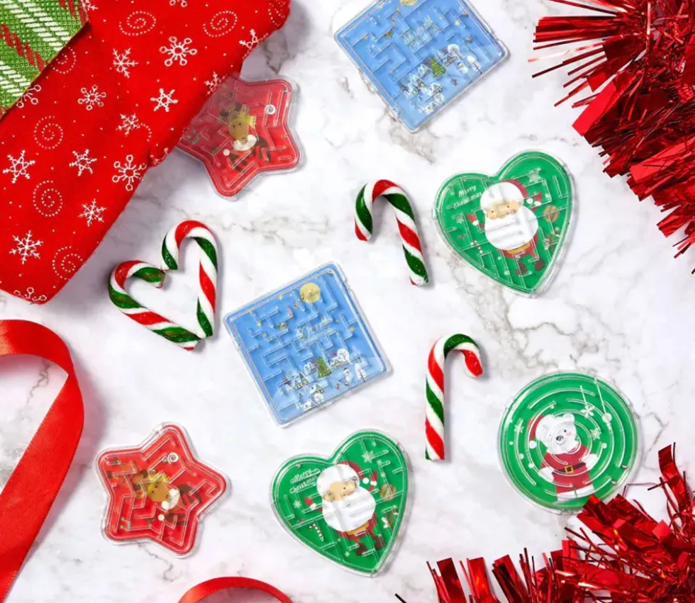 48 puzzles de labyrinthe décor Noël enfant