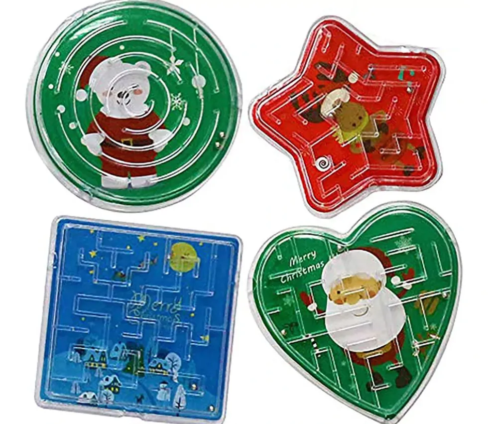48 puzzles de labyrinthe décor Noël enfant