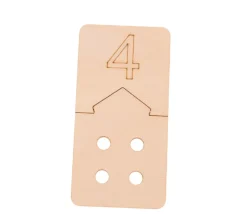 10 Puzzles des chiffres - 2 pièces à assembler