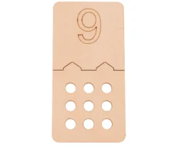 10 Puzzles des chiffres - 2 pièces à assembler