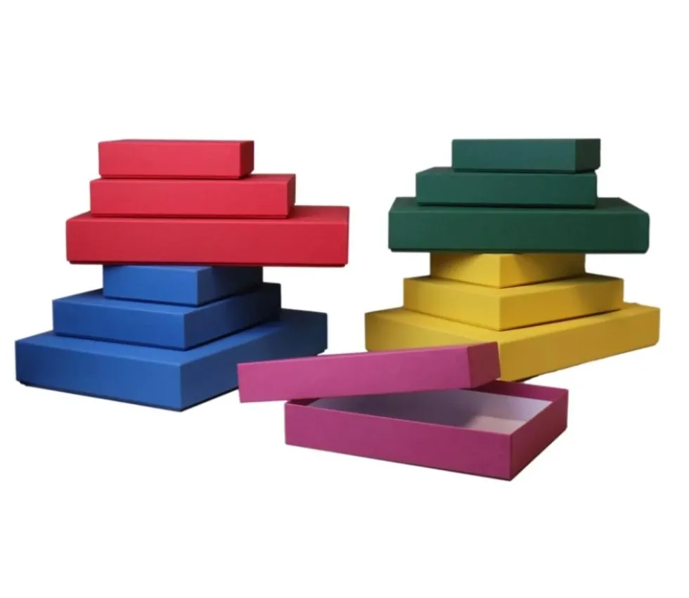 R2B Boite jeu rectangle 32 x 23 x 5 cm cm couleur neutre à personnaliser