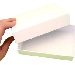 R0 Boite jeu rectangle 151 x 100 x 38 mm blanche petit format