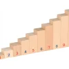Réglettes bois numérotées de calcul de 1 à 10 math