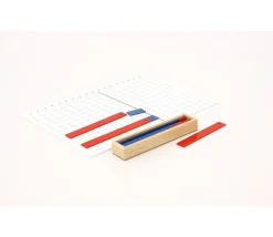 Réglettes calcul Additions Montessori avec plateau
