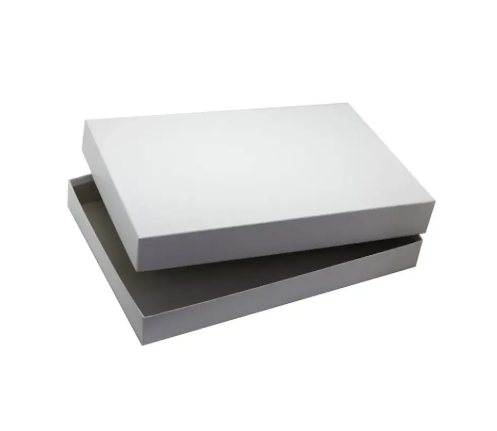 R3 Grande boite 340 x 268 x 62 mm rectangle grand format vide blanche