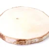 Rondelle géante en bois brut avec écorce - entre 18 et 22 cm