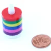 Rondelle 17 mm jeton troué pour jeux - anneaux