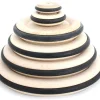 Roue en bois de 14 cm avec pneu caoutchouc pour construction
