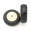 Roue tracteur de 8 cm avec pneu caoutchouc