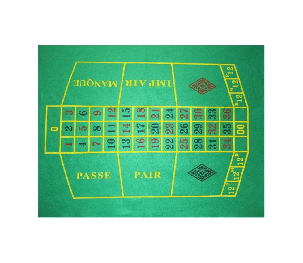 Roulette de jeu pour Casino 30 cm avec pions et tapis
