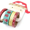 4 rubans adhésifs décor Noël - Masking tapes Noël