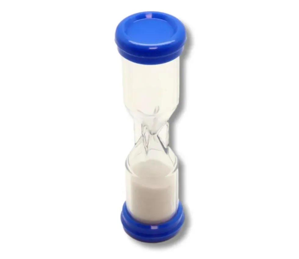 Sablier 90 secondes 1min30s - BLEU - 10.3 cm MM